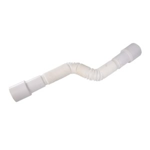 Conexión corrugada retráctil multimedida (90cm) blanca