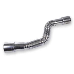 Conexión corrugada retráctil multimedida (90cm) cromo