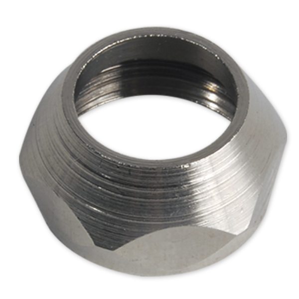 Tuerca repuesto p/pico importado (bronce - cromo)