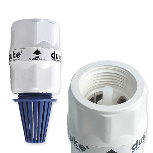 Válvula retención c/c PVC