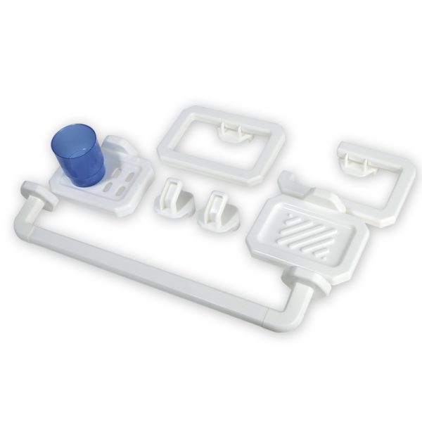 Kit accesorios blanco 7 piezas